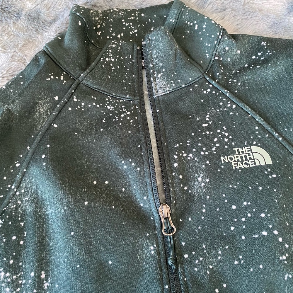 The North Face Green Splatter Jacket